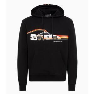 Porsche Andial Unisex Pullover Hoodie Black Size M‎